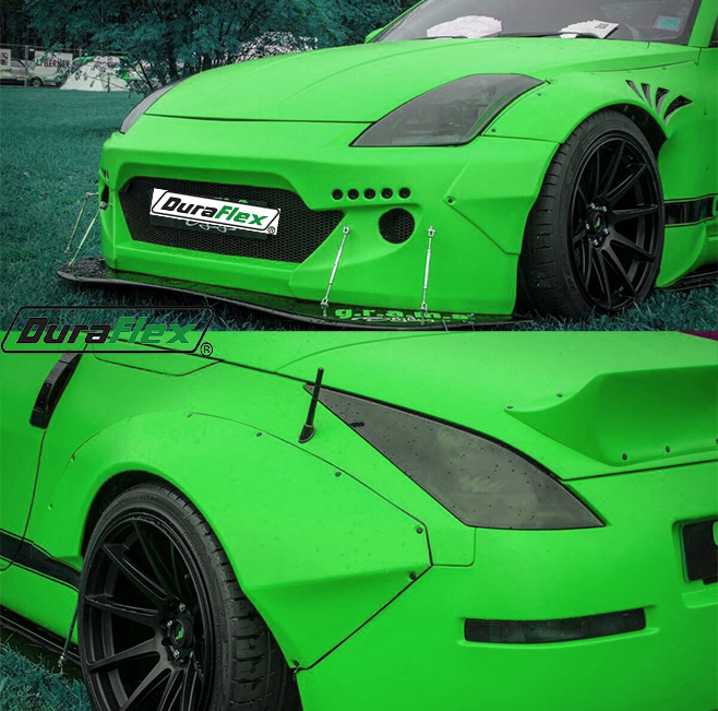 2003-2008 Nissan 350Z Z33 Duraflex Rocket Bunny Style Full Wide Body Kit - Image 3