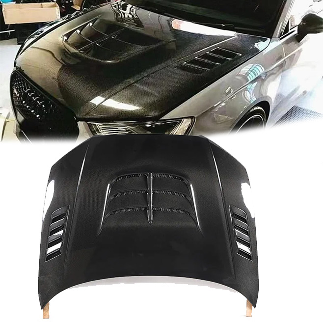 2013-2019 Audi A3 S3 v style Carbon Fiber Hood bonnet