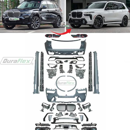 2019 – 2022 BMW X7 G07 Conversion Body Kit to X7 G07 LCI 2023 Style Body Kit polypropylene Plastic Kit