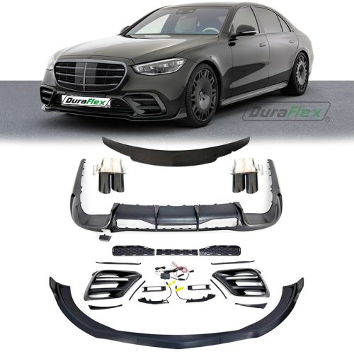 2022-2024 Mercedes Benz S Class W 223 AMG Line Brabus Body Kit PU Plastic