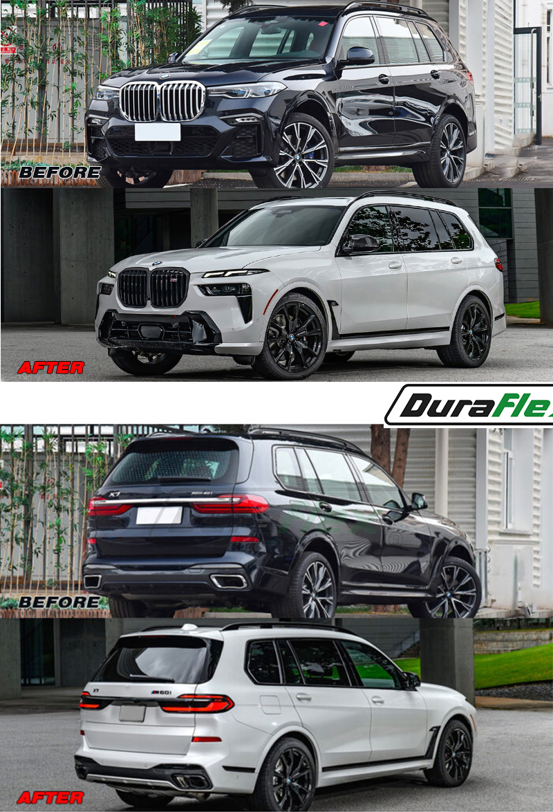 2019 - 2022 BMW X7 G07 Conversion Body Kit to X7 G07 LCI 2023 Style Body Kit polypropylene Plastic Kit - Image 2
