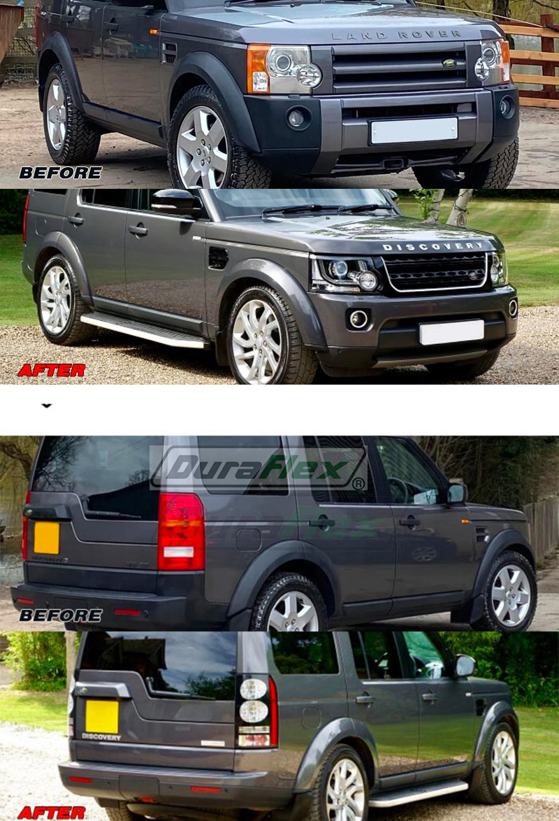 Land Rover Discovery 3 Conversion Body Kit to discovery 4 Facelift Style polypropylene Plastic Kit - Image 2