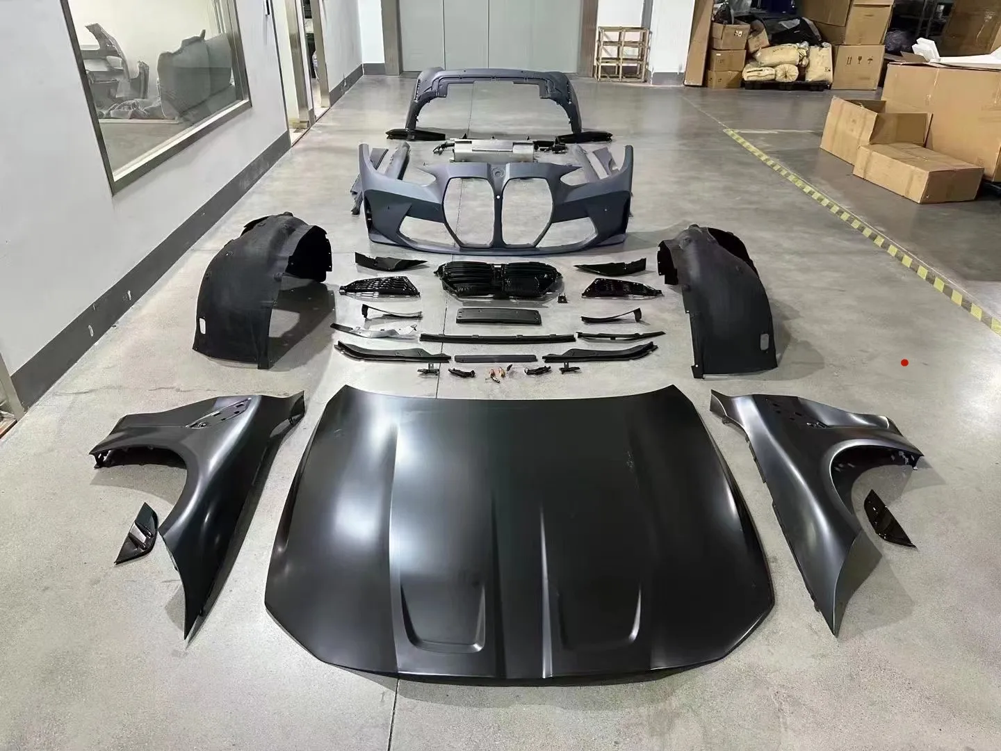 2020-2024 Complete Body Kit suitable for BMW 3 Series G20 Conversion to 2021+ G80 M3 Design ABS Plastic - Image 4