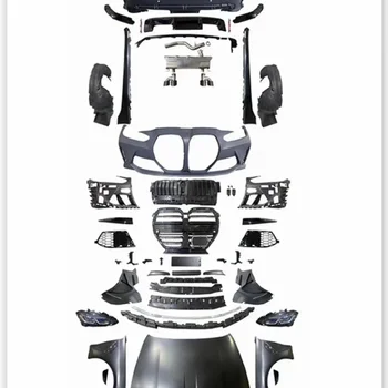 2020-2024 Complete Body Kit suitable for BMW 3 Series G20 Conversion to 2021+ G80 M3 Design ABS Plastic - Image 2