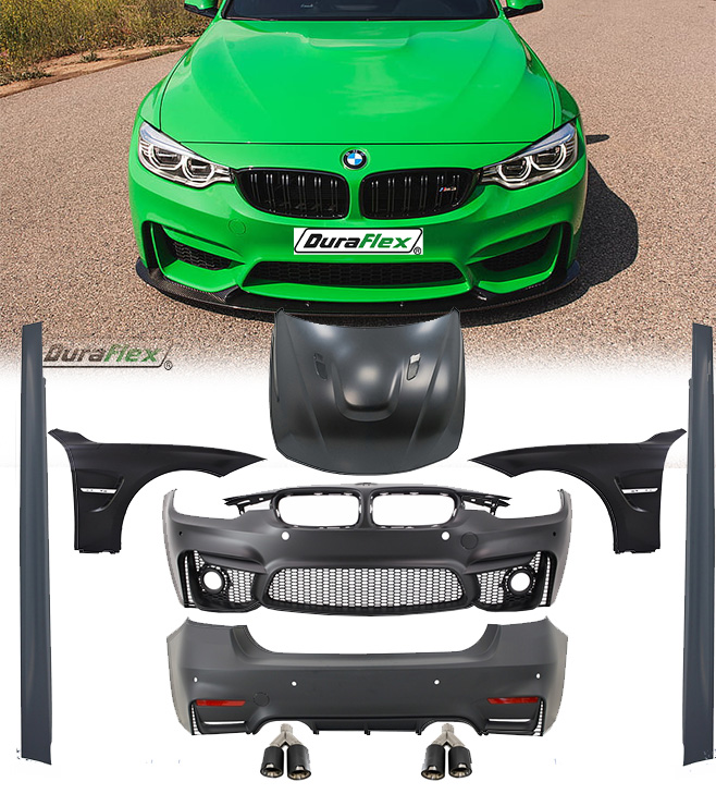 2012-2019 BMW 3 series F30 F35 M3 Complete Body Kit ABS Plastic