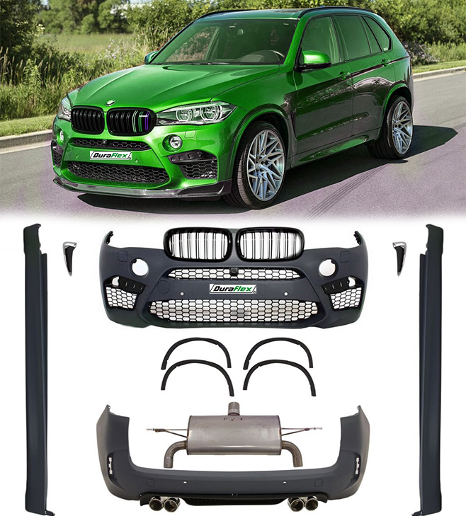 2014-2019 BMW X5 F15 Conversion Retrofit Body kit to X5M Style polypropylene Plastic
