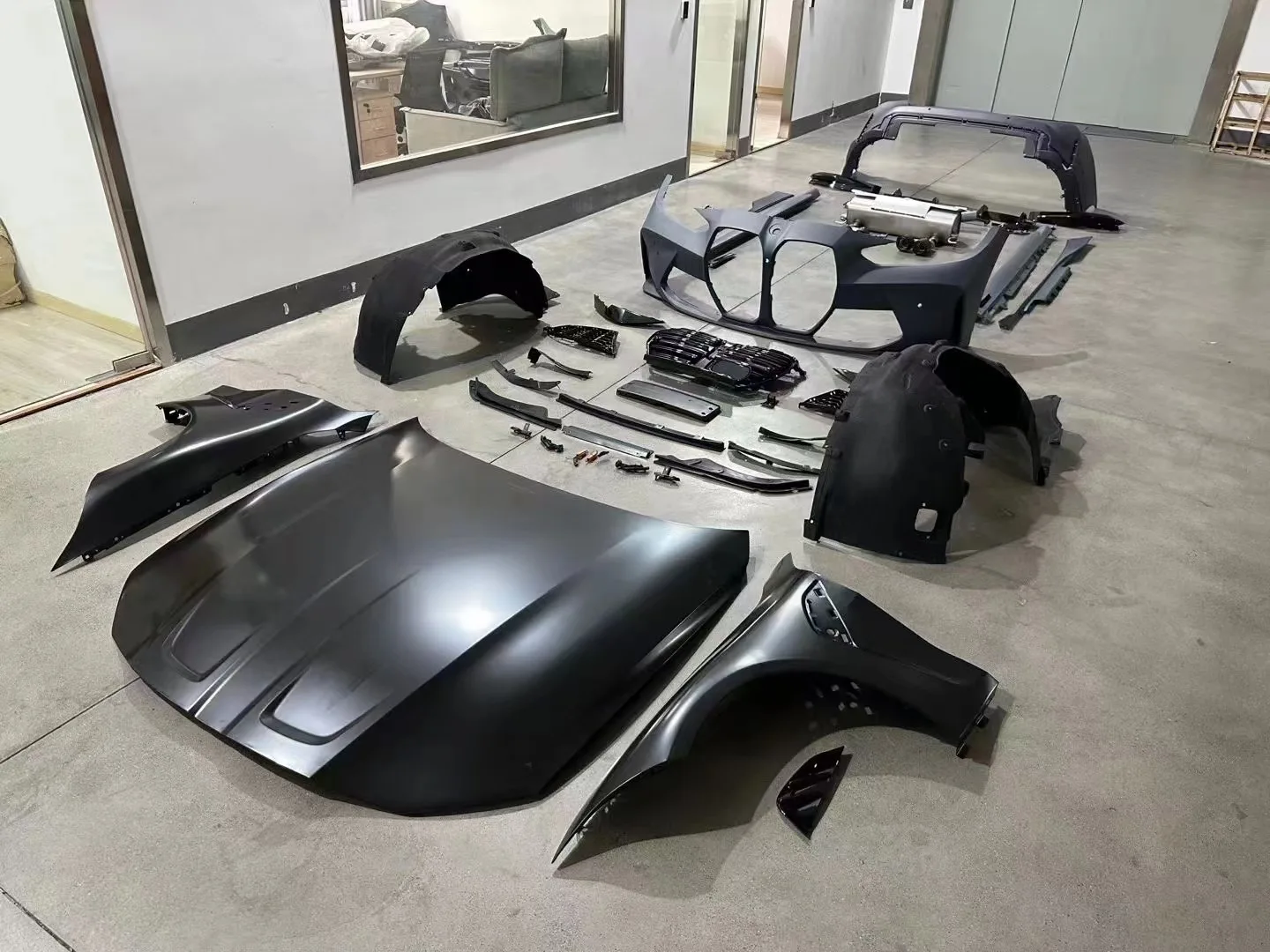 2020-2024 Complete Body Kit suitable for BMW 3 Series G20 Conversion to 2021+ G80 M3 Design ABS Plastic - Image 3
