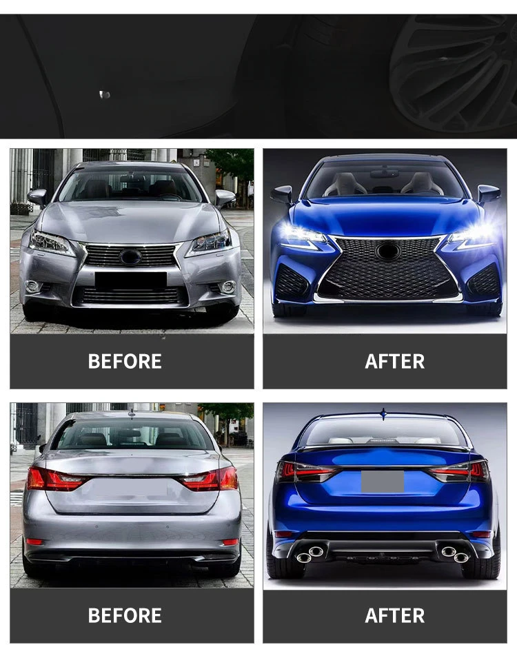 2012-2016 Lexus GS250 GS300 GS350 Conversion Body Kit to GS F-sport facelift Style polypropylene Plastic Kit - Image 3