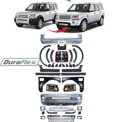 Land Rover Discovery 3 Conversion Body Kit to discovery 4 Facelift Style polypropylene Plastic Kit
