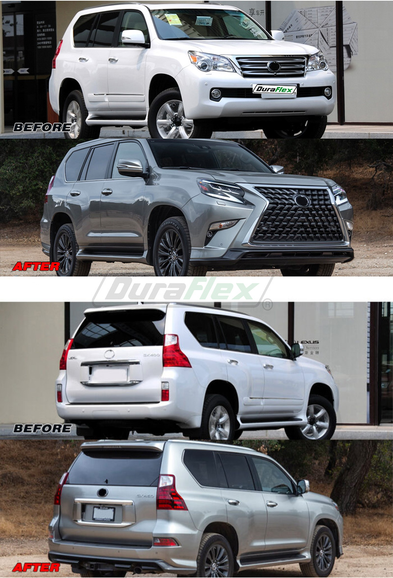 2014-2021 Lexus GX400 GX460 Conversion Body Kit to new model facelift TRD style polypropylene Plastic Kit - Image 2