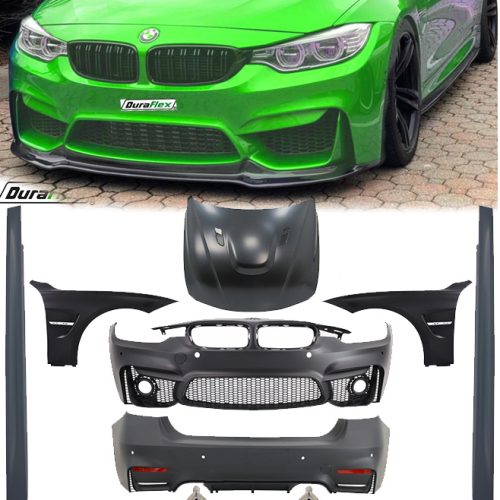 2014-2020 BMW 4 Series F32 F33 Conversion Body Kit to 2021+ F82 M4 Design ABS Plastic