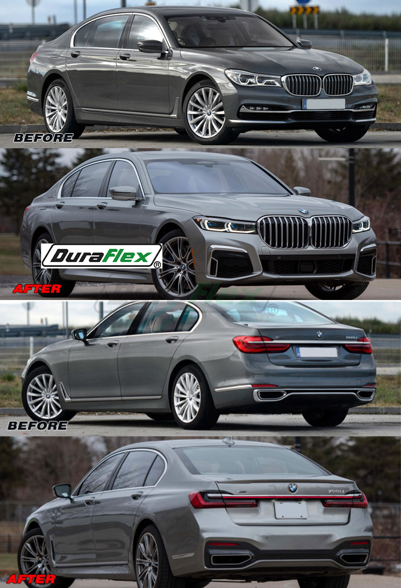 2015-2019 BMW 7 Series G11 / G12 Conversion Body Kit to LCI M SPORT Facelift Style polypropylene Plastic - Image 2
