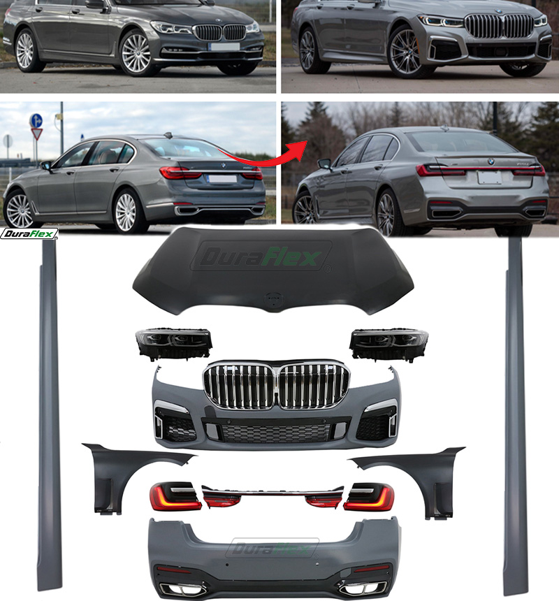 2015-2019 BMW 7 Series G11 / G12 Conversion Body Kit to LCI M SPORT Facelift Style polypropylene Plastic