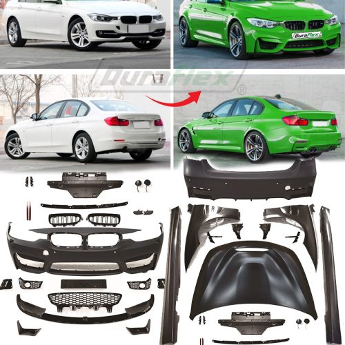 2012-2019 BMW 3 series F30 Conversion Body Kit to M3 F80 Style polypropylene Plastic