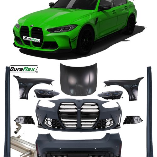 2012-2019 Complete Body Kit suitable for BMW 3 Series F30 Conversion to 2021+ G80 M3 Design ABS Plastic