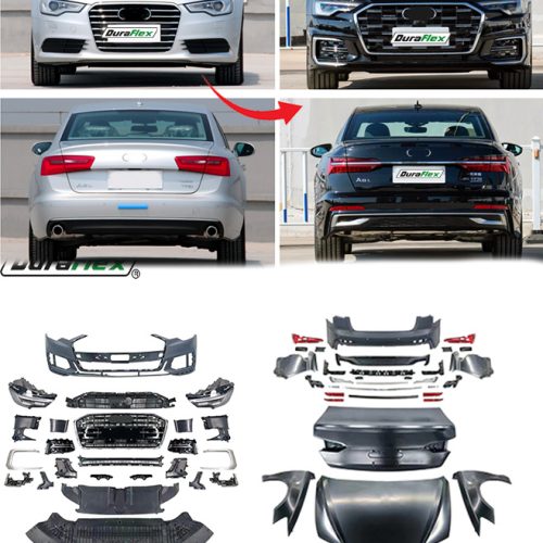 2011-2018 Audi A6 C7 Conversion Body Kit to RS C8 style polypropylene Plastic