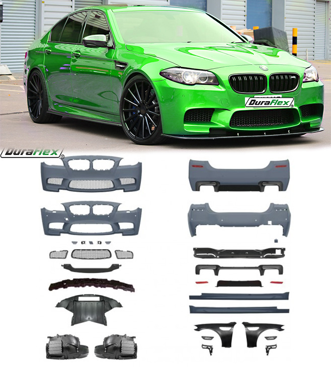 2011-2016 BMW 5 Series F10 F18 Conversion Body Kit to M5F10 Style PP Plastic