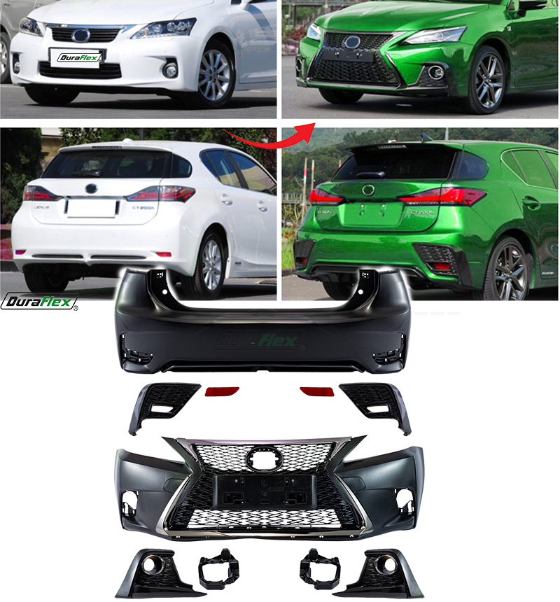 2011-2017 Lexus ct200 Conversion Body Kit to 2021 F-sport polypropylene Plastic Kit