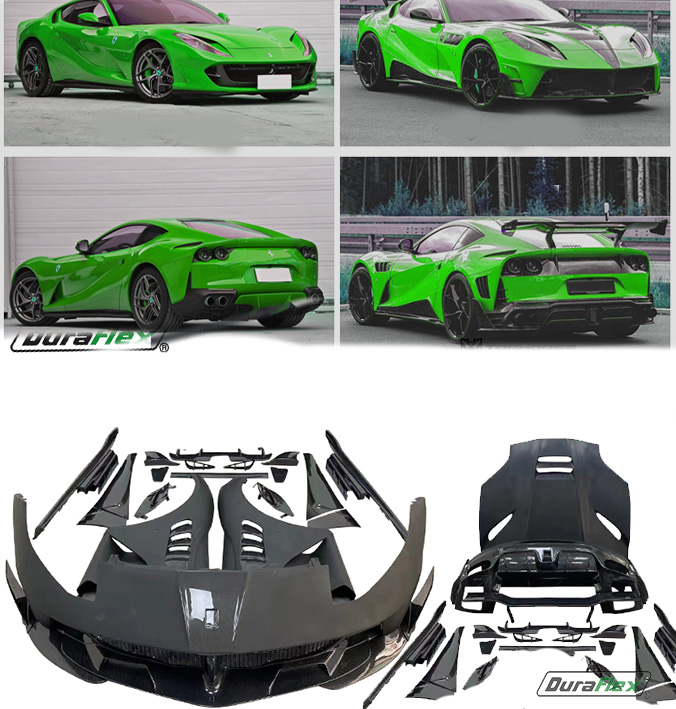 2017+ Ferrari 812 Superfast Conversion Body Kit to Mansory 812 Carbon Fiber Body Kit